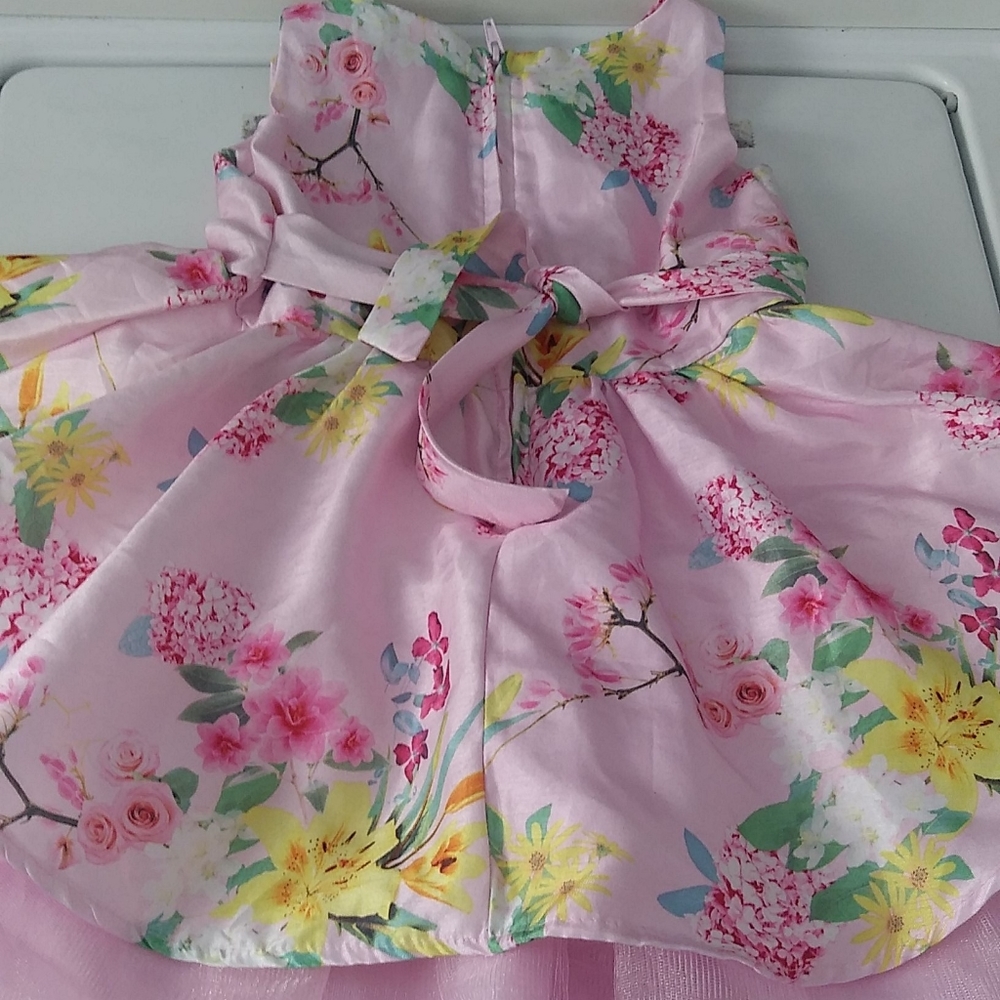 Pink floral dress - Picture 3 of 3